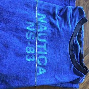 Men’s t shirt. Nautical mans large t shirt. Great with shorts,jeans or swimsuits